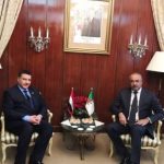L'ambassadeur d'Irak reçu par le ministre de l'Intérieur Noureddine Bedoui. D. R.